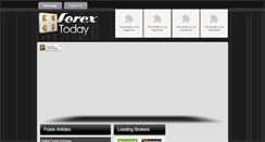 Desktop Screenshot of forextoday.com